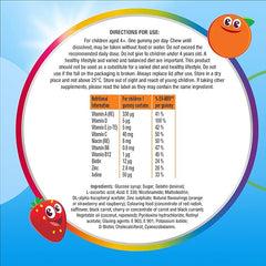 Centrum Multivitamins for Kids, including Vitamin C, D, and Orange & Mixed Berry Flavor, 30 Chewable Multigummies (Packaging may vary)