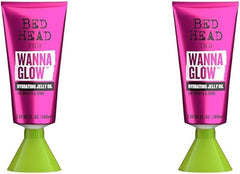 Bed Head by TIGI - Wanna Glow Hydrating Jelly Hair Oil - For Shiny Smooth Hair - 100 ml (Pack of 2)