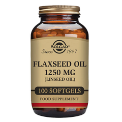 Solgar-Flaxseed Oil 1250 mg Softgels - Pack of 100