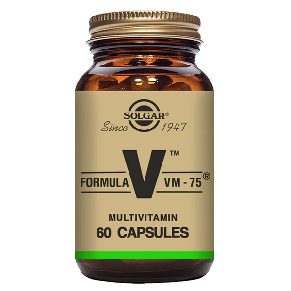 Solgar -Formula VM-75 Multivitamin Vegetable Capsules - Pack of 60