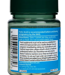 Holland & Barrett-Folic Acid 400ug 90 Tablets