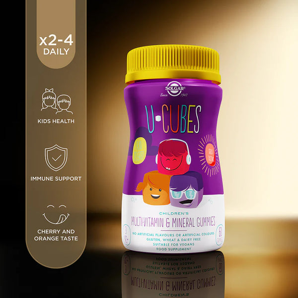 Solgar-U-Cubes Children's Multi-Vitamin and Mineral Gummies