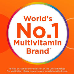 Centrum Vitamin & Mineral MultiGummies Immunity Support, Orange Natural Fruit Flavouring, Includes essential Vitamins D, A, C & Zinc, 30 Chewable Gummies (Packaging may vary)