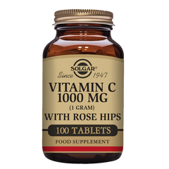 Solgar-Vitamin C 1000 mg with Rose Hips Tablets