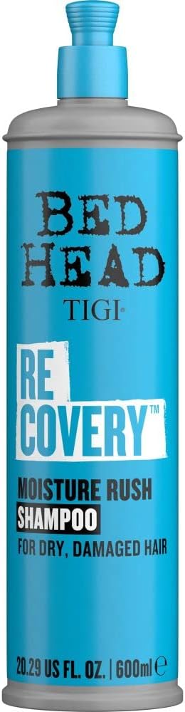 Bed Head by TIGI - Recovery Moisturising Shampoo - Ideal for Dry Damaged Hair - Hair Repair - 600ml