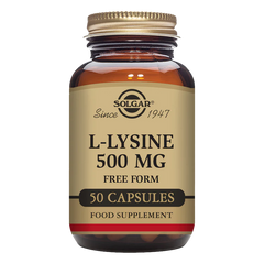 Solgar-L-Lysine 500 mg Vegetable Capsules - Pack of 50