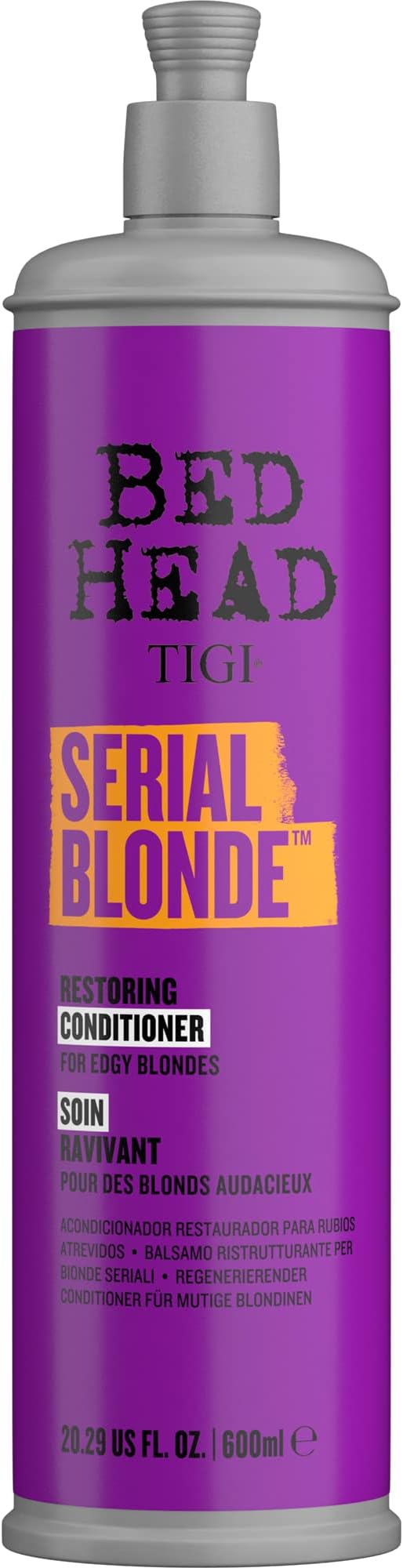 Bed Head by TIGI - Serial Blonde Conditioner - Ideal for Natural and Coloured Blonde Hair - 600ml