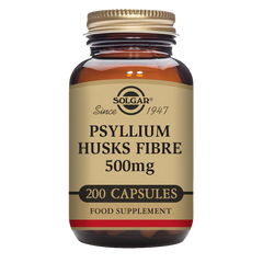 Solgar -Psyllium Husks Fibre 500 mg Vegetable Capsules - Pack of 200