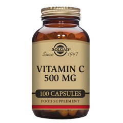 Solgar-Vitamin C 500 mg Vegetable Capsules - Pack of 100