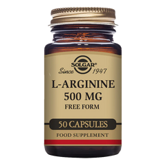 Solgar -L-Arginine 500 mg Vegetable Capsules - Pack of 50