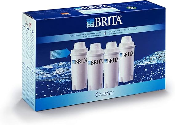 BRITA Classic Water Filter Cartridge 4 Pack