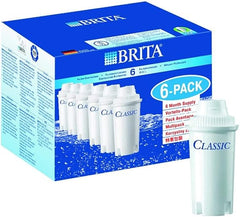 BRITA Classic Cartridges, Pack of 6