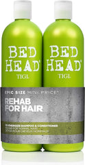 Bed Head by TIGI - Re-Energise Shampoo and Conditioner Set - Deep Cleansing And Conditioning Professional Hair Treatment - Ideal For All Hair Types - 2x750ml