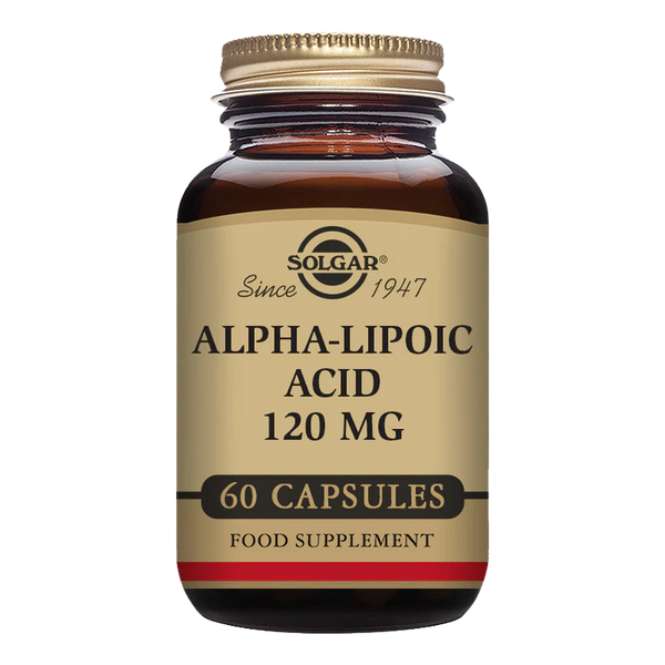 Solgar -Alpha-Lipoic Acid 120 mg Vegetable Capsules - Pack of 60