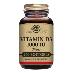 Solgar-Vitamin D3 1000 IU (25 mcg) Softgels