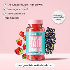 HAIR BURST Biotin Gummies for Hair Growth - Hair, Skin & Nails Vitamin