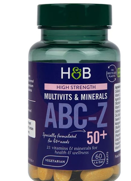 Holland & Barrett-ABC to Z 50+ Multivitamins 60 Tablets