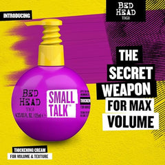 Bed Head by TIGI - Small Talk Hair Thickening Cream - For Fine Hair - 125 ml (Pack of 2)