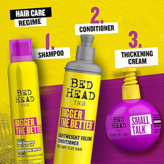 Bed Head by TIGI - Small Talk Hair Thickening Cream - For Fine Hair - 125 ml (Pack of 2)