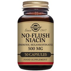 Solgar-No Flush Niacin 500 mg Vegetable Capsules - Pack of 50