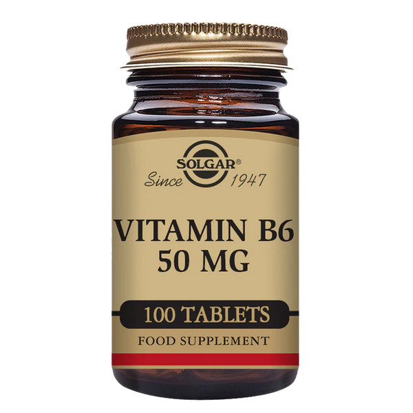 Solgar-Vitamin B6 50 mg Tablets - Pack of 100