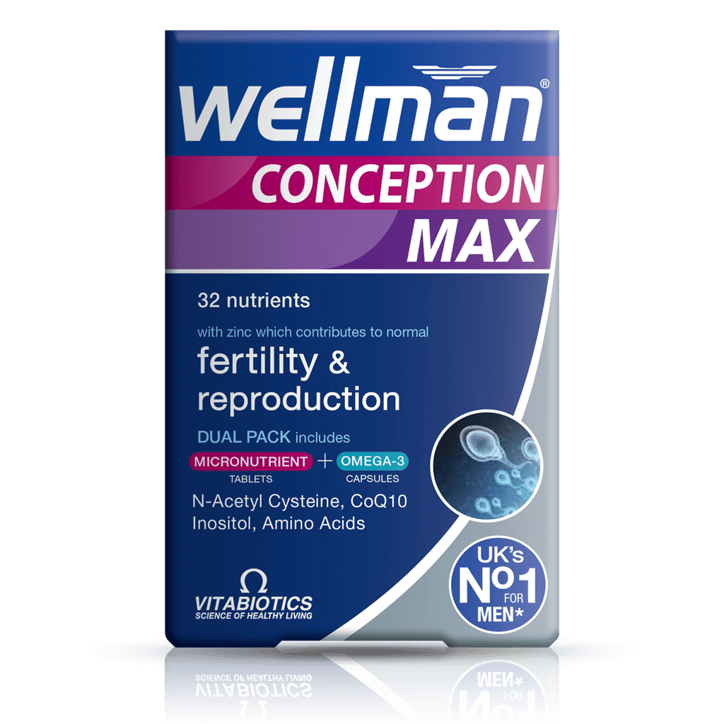 Vtabiotics Wellman Conception Max (4 Tablets/Capsules) – Grovz.co.uk