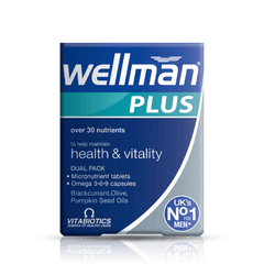 Vitabiotics Wellman Plus Omega 3-6-9 (56 Tablets/Capsules)