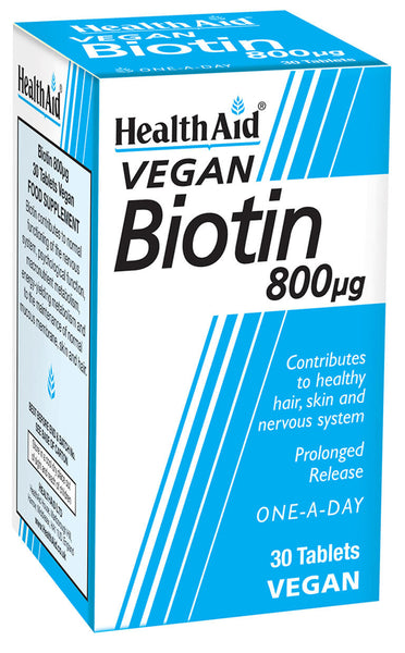 HealthAid Biotin 800μg Tablets