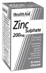 HealthAid Zinc Sulphate 200mg Tablets