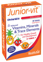 HealthAid Junior-vit - Chewable (Tutti-fruity Flavour) Tablets