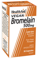 HealthAid Bromelain Capsules 500mg