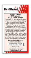HealthAid CoQ10 120mg (Coenzyme Q10) Capsules