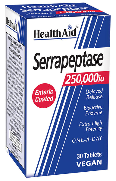 Healthaid Serrapeptase 250,000iu Tablets