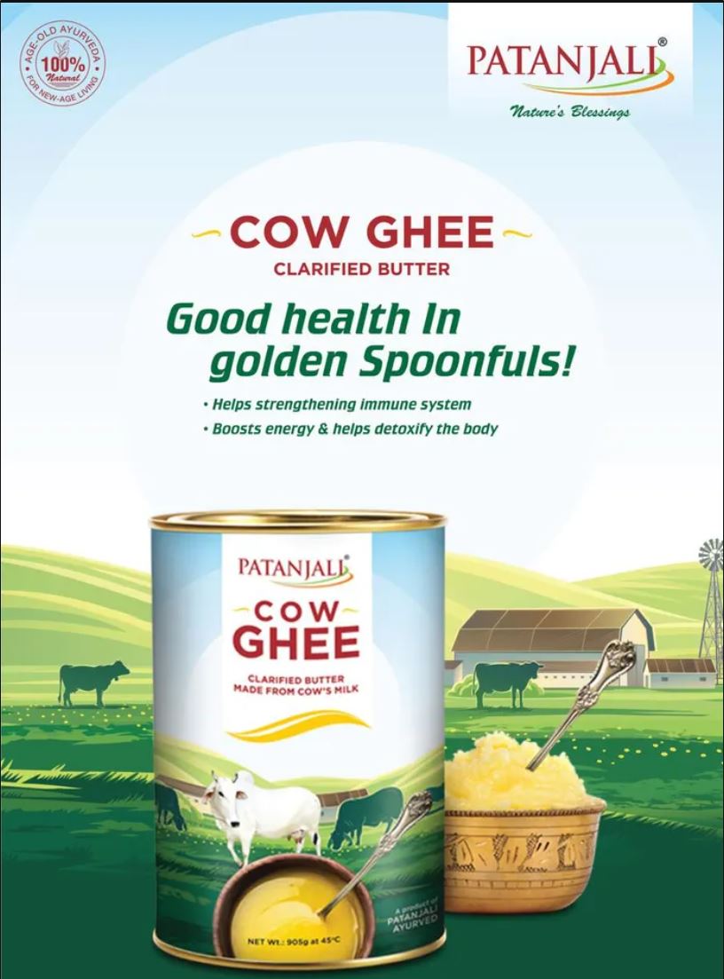 Patanjali Pure Desi Ghee Butter Ghee Made From Cow's Milk – Grovz.co.uk