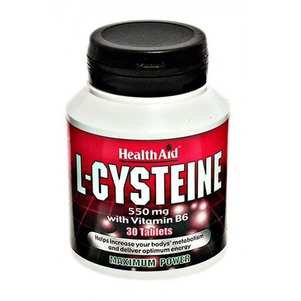 L-Cysteine 550mg + Vitamin B6 Tablets