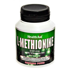 Healthaid L-Methionine 550mg + Vitamin B6 Tablets