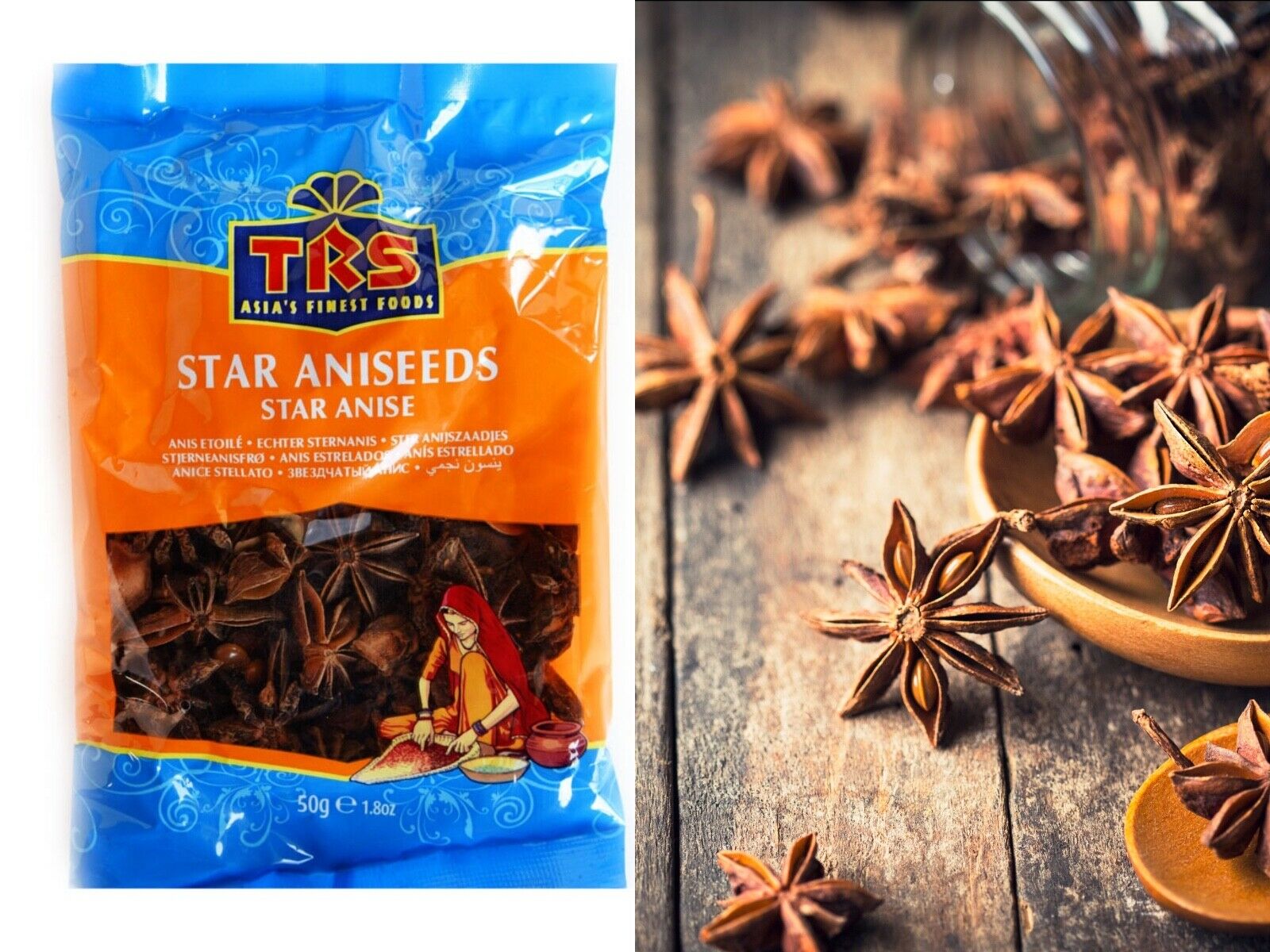 TRS Star Anise Star Aniseed - Badian